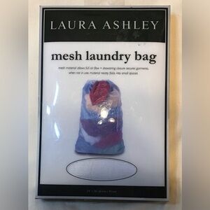 Laura Ashley White Mesh Laundry Bag